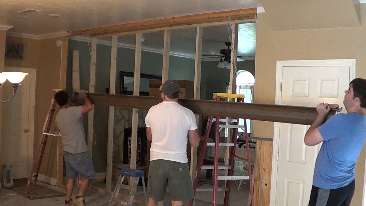 cost remove load bearing wall kitchen